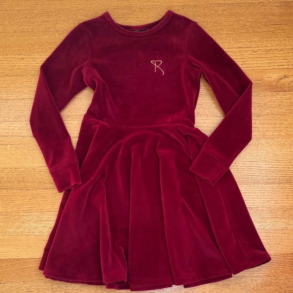 Rock Your Baby Burgundy Velvet Dress